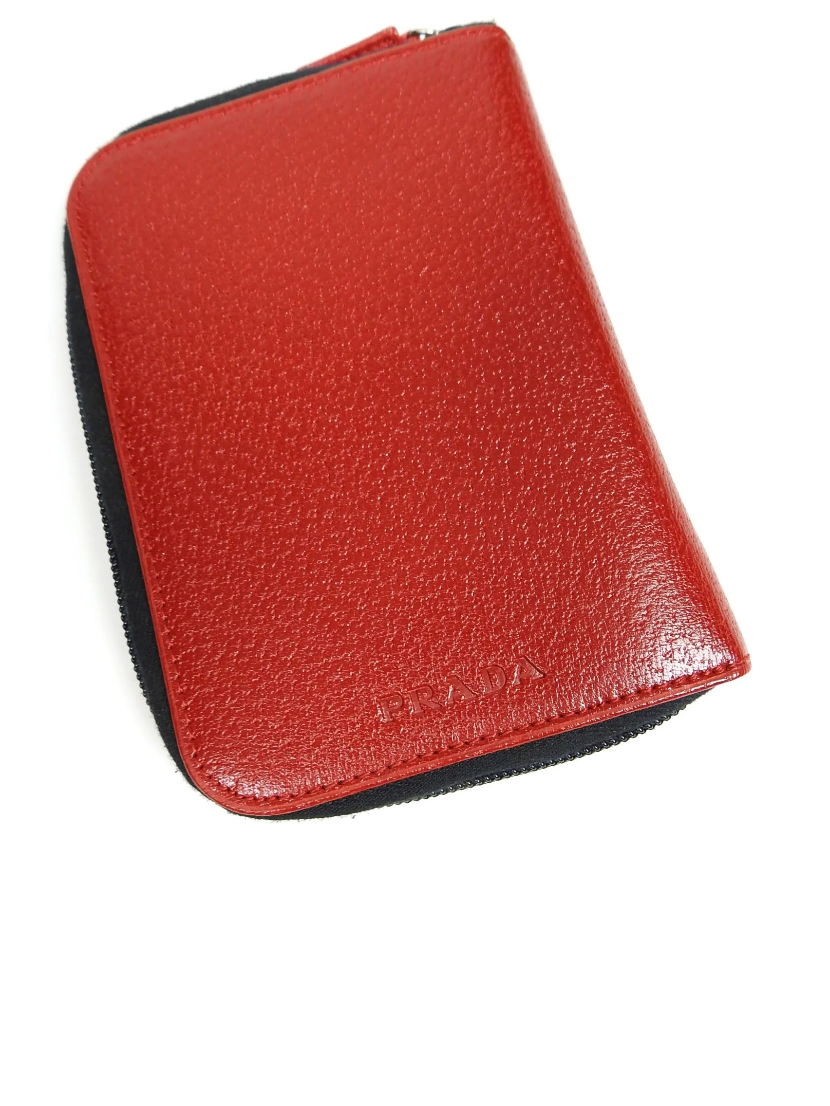 Prada 2013 Red Leather Organizer
