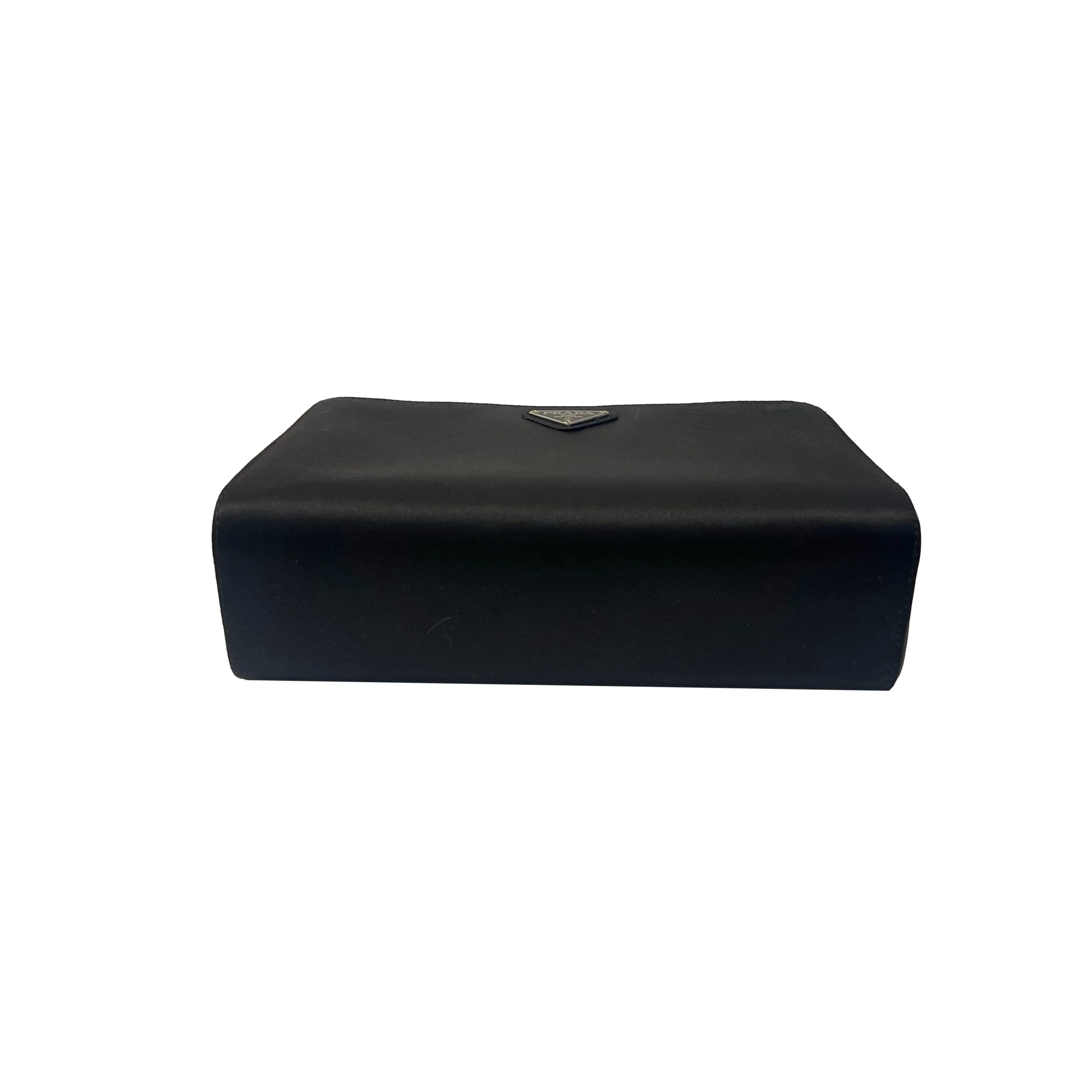 Prada Black Satin Mini Box Bag