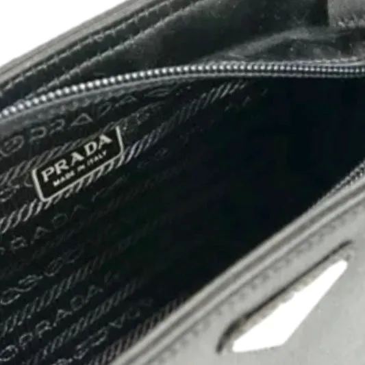 Prada Black Satin Mini Box Bag