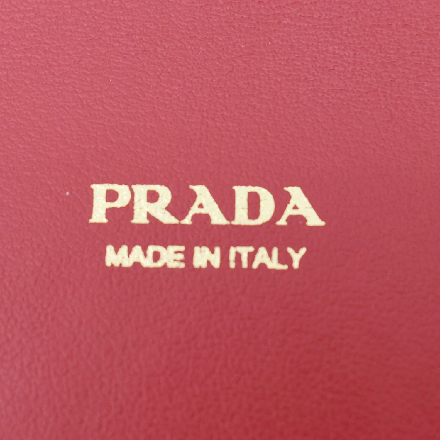 PRADA Document Holder Saffiano Leather Pouch Black