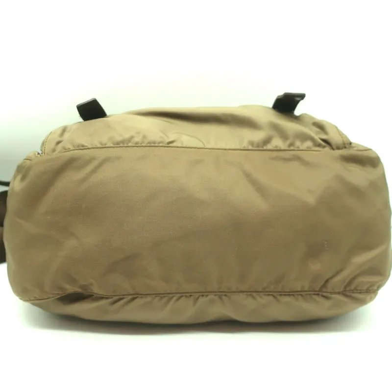 Prada Nylon Vela Messenger Bag Army Green