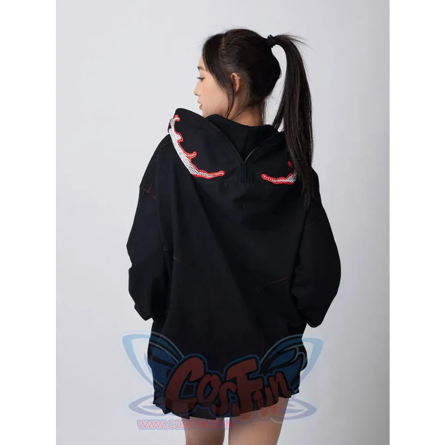 【PRE-SALE】COSFUN Original Black Red Cosplay Hoodie Jacket A00005