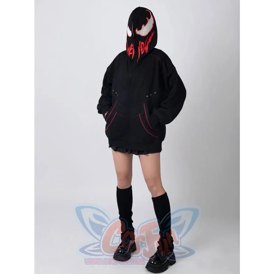 【PRE-SALE】COSFUN Original Black Red Cosplay Hoodie Jacket A00005