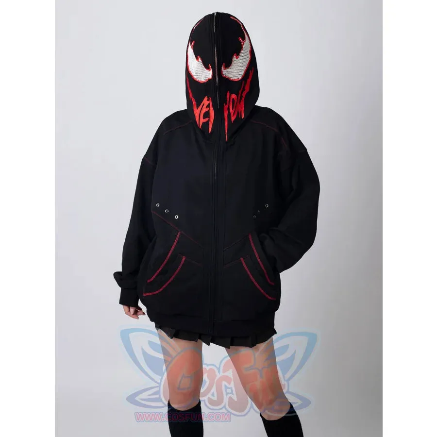 【PRE-SALE】COSFUN Original Black Red Cosplay Hoodie Jacket A00005