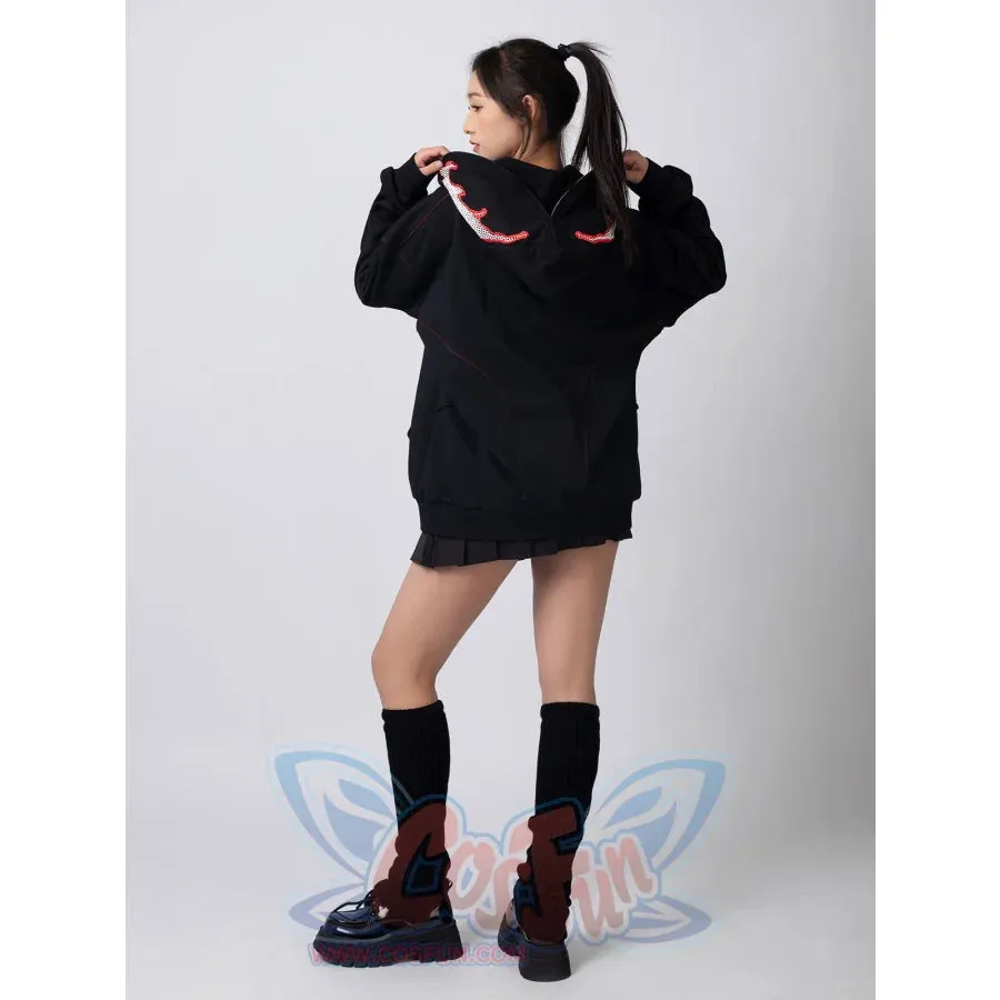 【PRE-SALE】COSFUN Original Black Red Cosplay Hoodie Jacket A00005