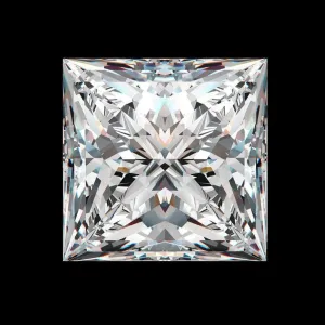 Princess Cut Loose Moissanite | White D Color VVS1 | With Certificate