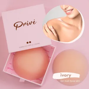 Privé  Seamless Nipple Cover in Ivory