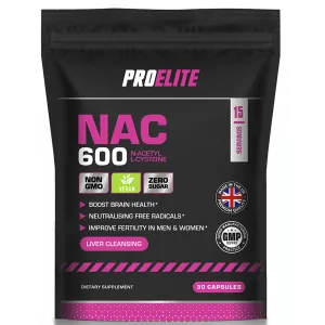 Pro-Elite NAC N-ACETYL L-CYSTEINE Vegan Capsules