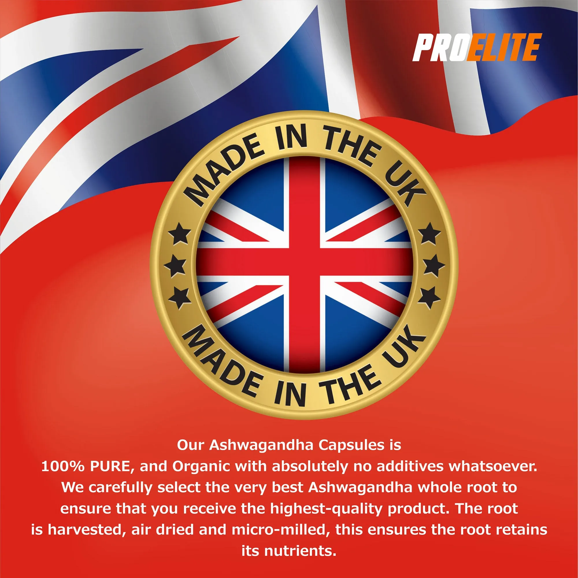 PROELITE Ashwagandha Vegan Capsules