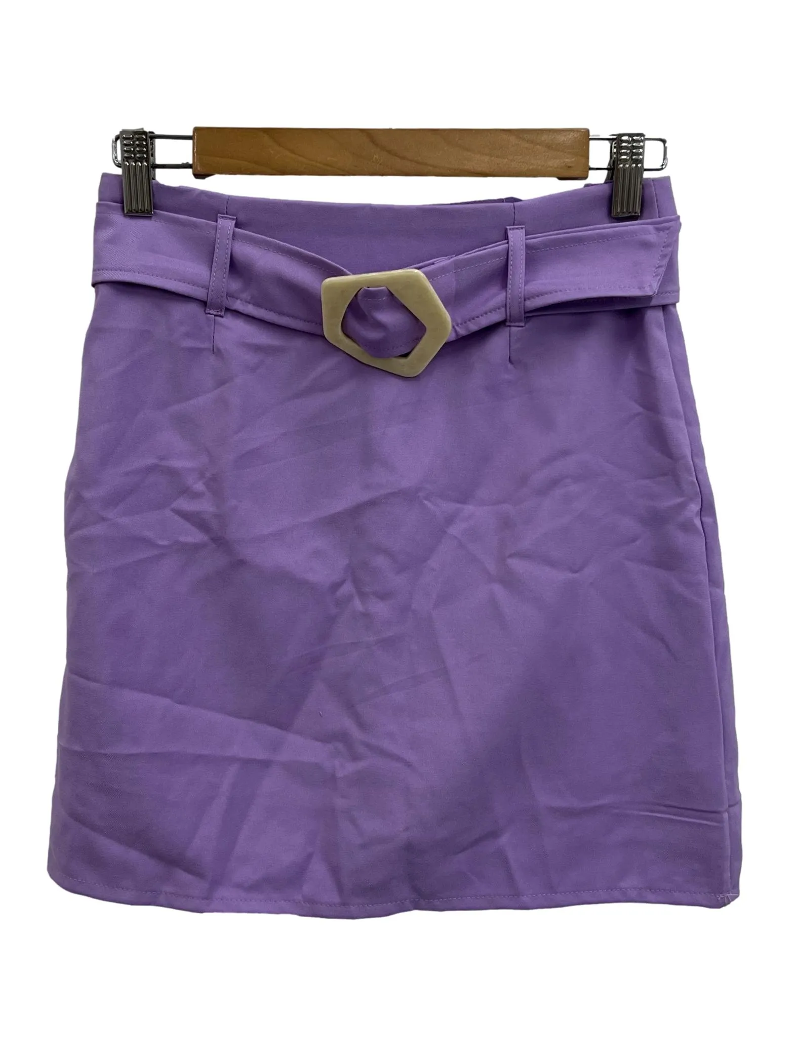 Purple Belted Skorts
