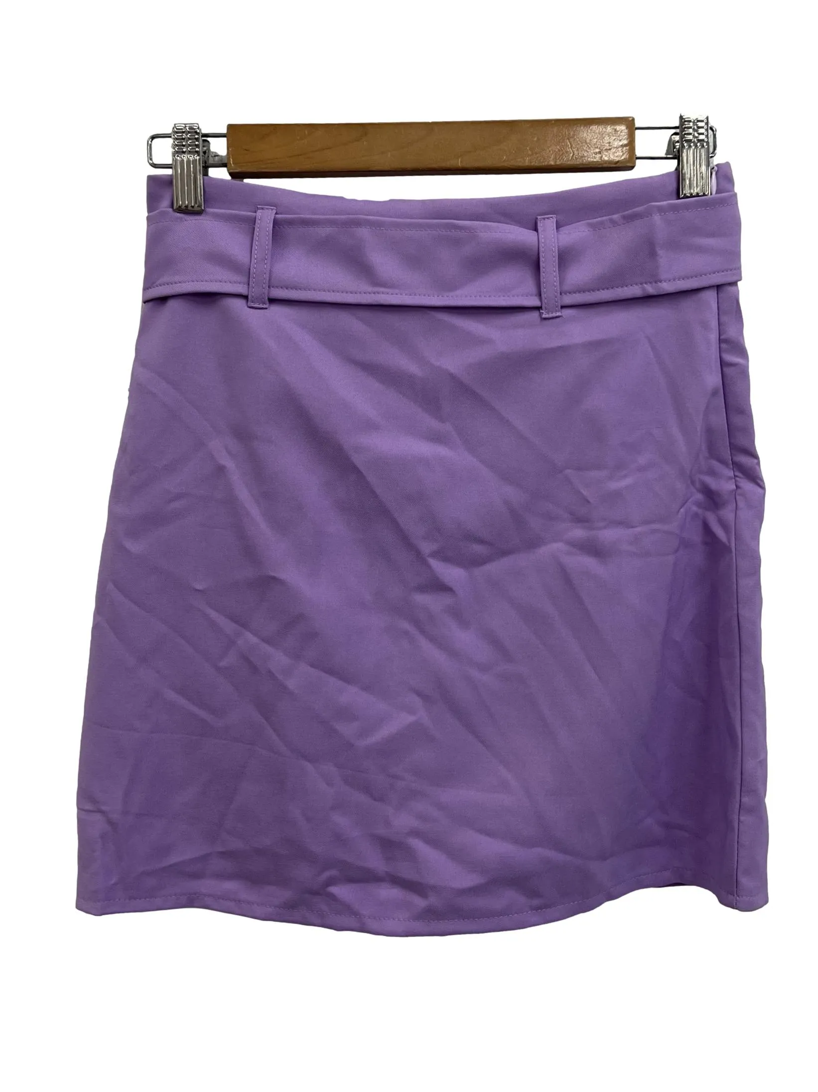 Purple Belted Skorts