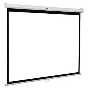 Qian Qpg-69502 Pantalla Proyeccion Manual Guding 100 plg Blanca Mate