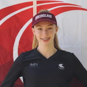 QLD Athletics - Maroon Visor