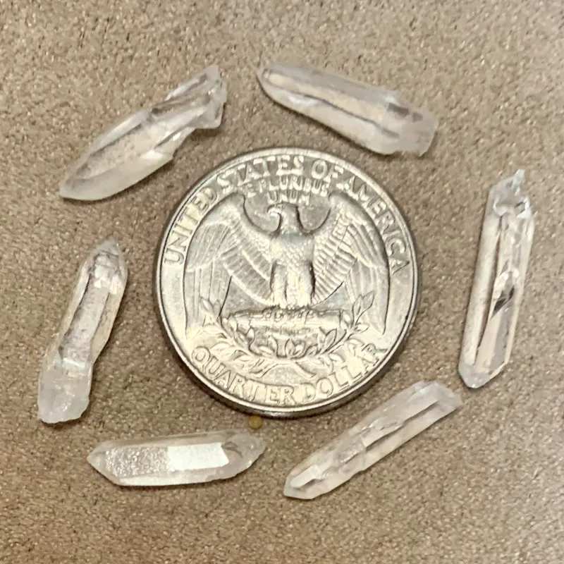 Quartz Crystals Set of 6