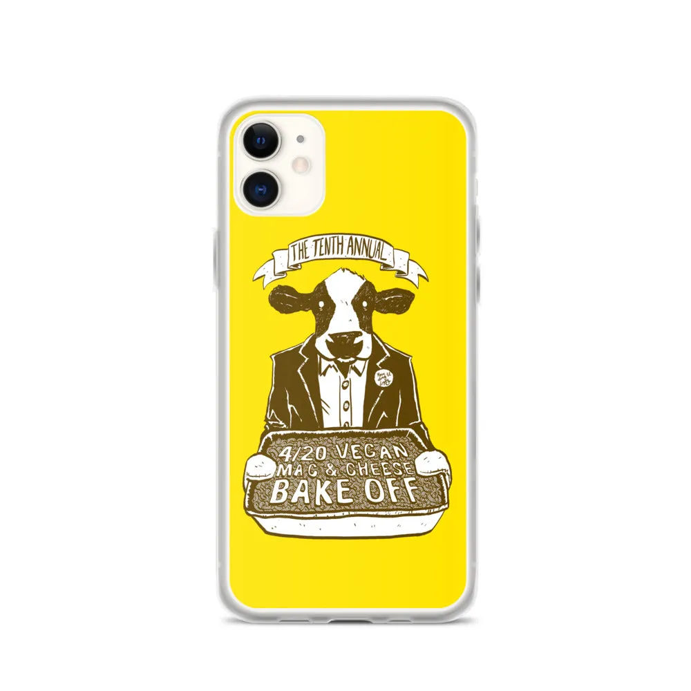 "4/20 Vegan Mac & Cheese Bake Off" iPhone Case