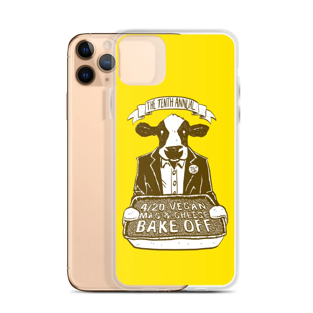 "4/20 Vegan Mac & Cheese Bake Off" iPhone Case