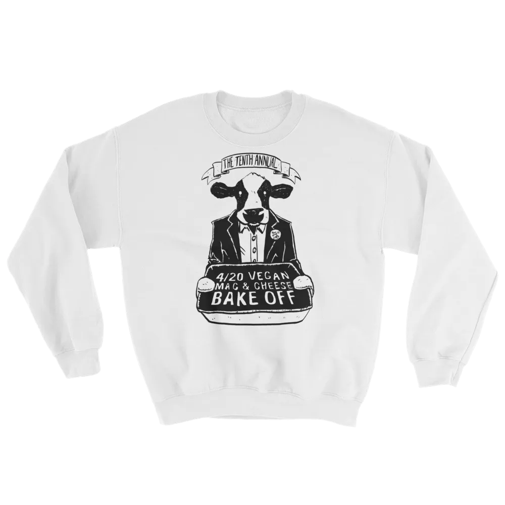 "4/20 Vegan Mac & Cheese Bake Off" Sweatshirt