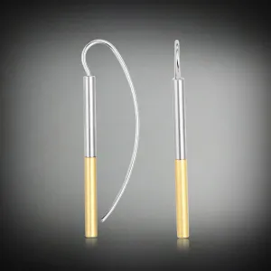 "Colorful aluminum" collection elegant hanging earrings