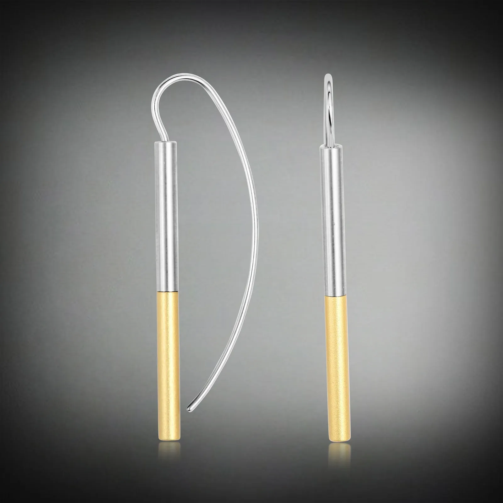 "Colorful aluminum" collection elegant hanging earrings