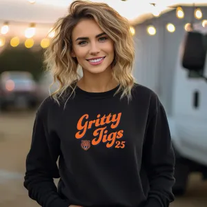 "Gritty Tigs" Relaxed Fit Classic Crew Unisex Sweatshirt