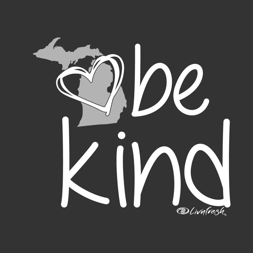 "Michigan Be Kind" Relaxed Fit Angel Fleece Unisex Hoodie