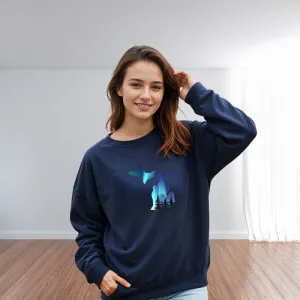 "Michigan Northern Lights" Relaxed Fit Classic Crew Unisex Sweatshirt