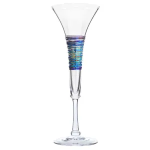 Rainbowspun Champagne Flute