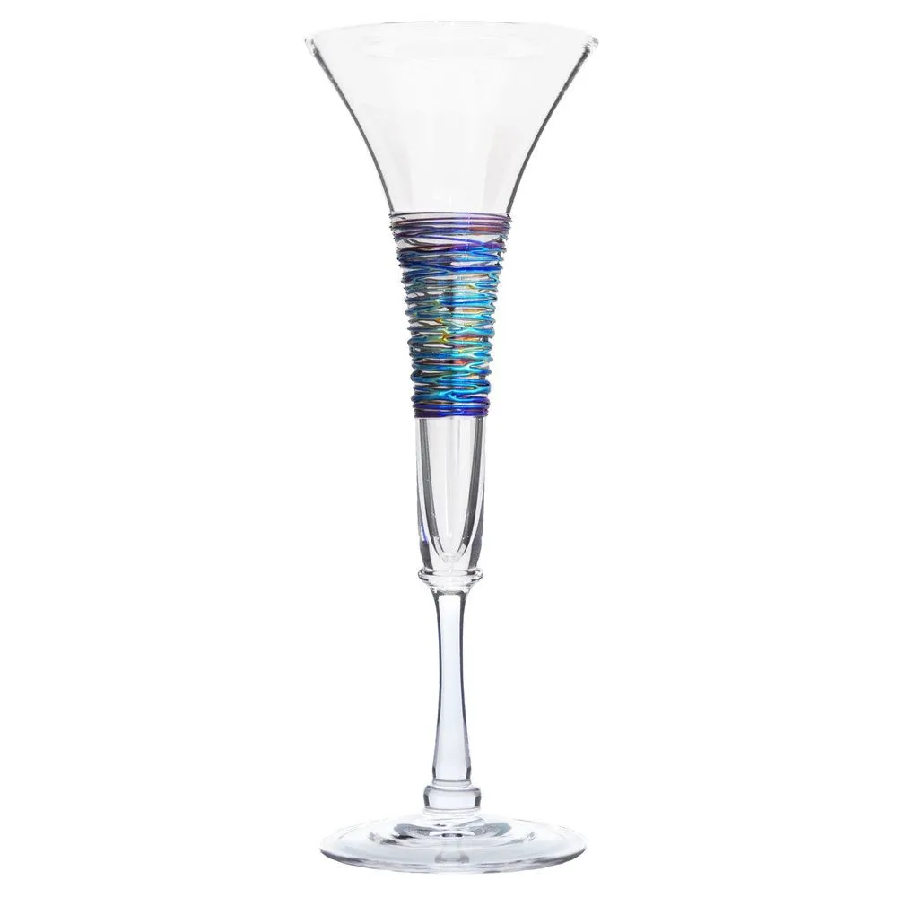 Rainbowspun Champagne Flute