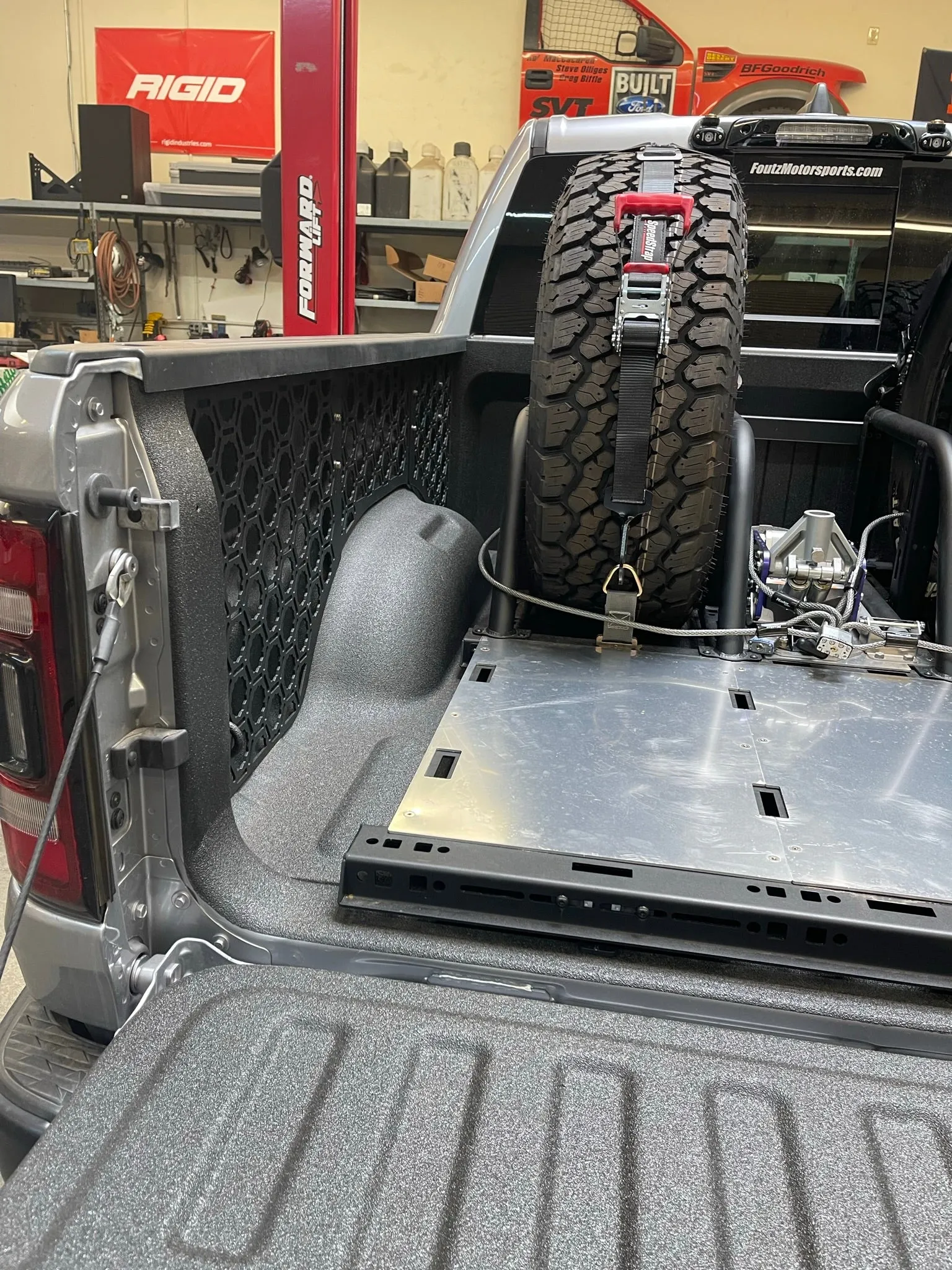 Ram TRX - Bed Organizer Panel kit - one side
