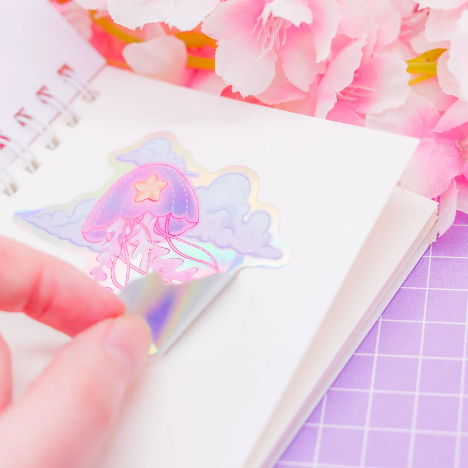 Re-usable sticker collecting book - Sakura Season (A6)