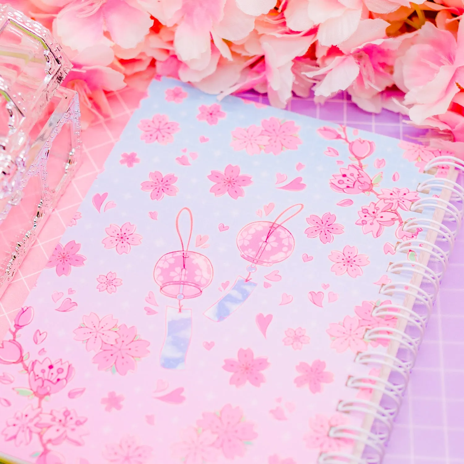 Re-usable sticker collecting book - Sakura Season (A6)