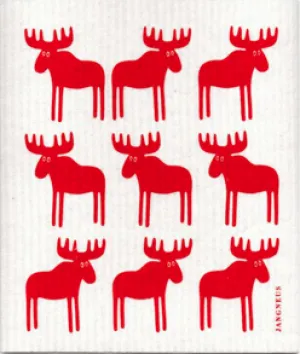 Red Moose Dishcloth