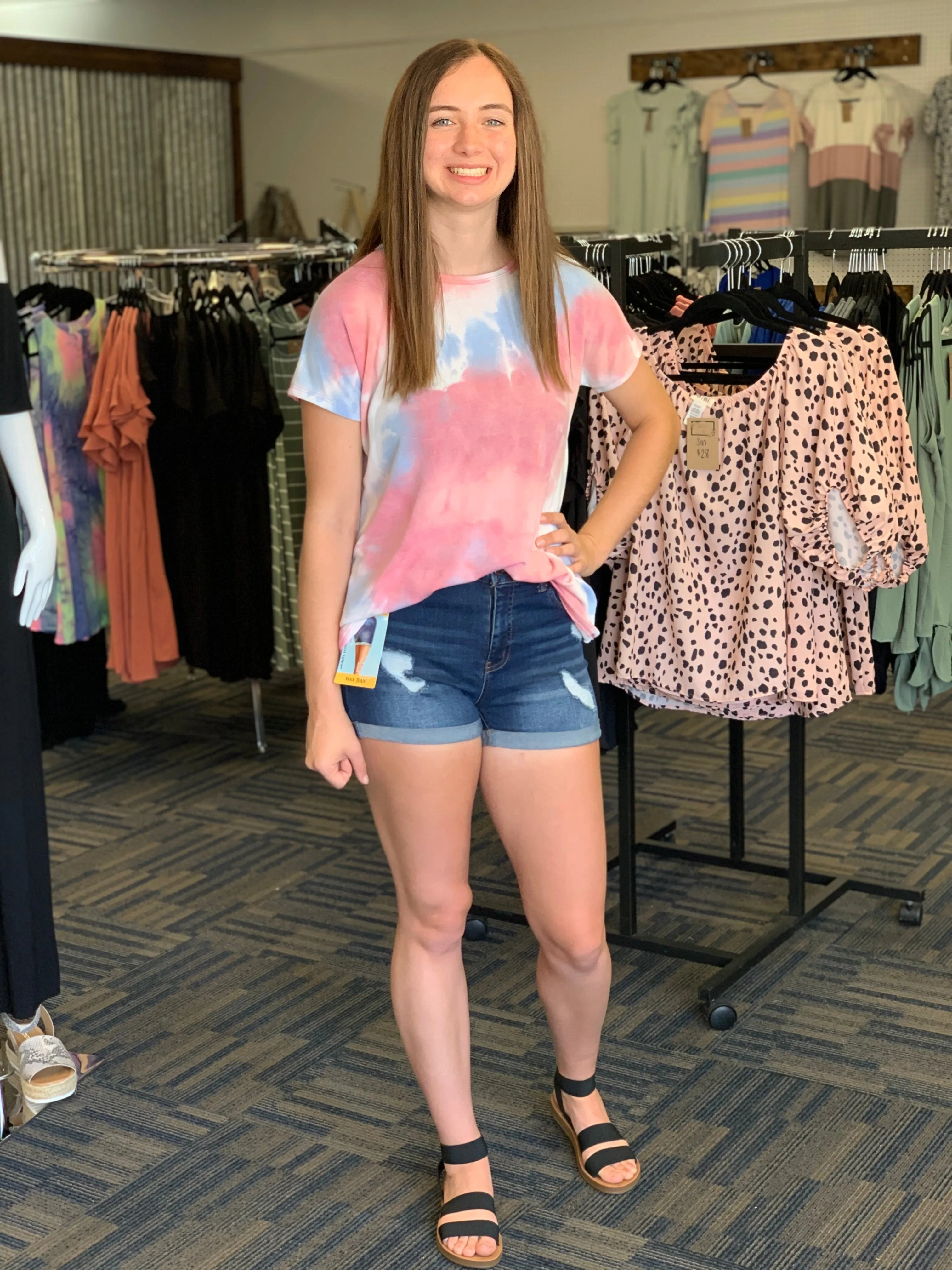 Reid Tie Dye Top-2 Colors Available