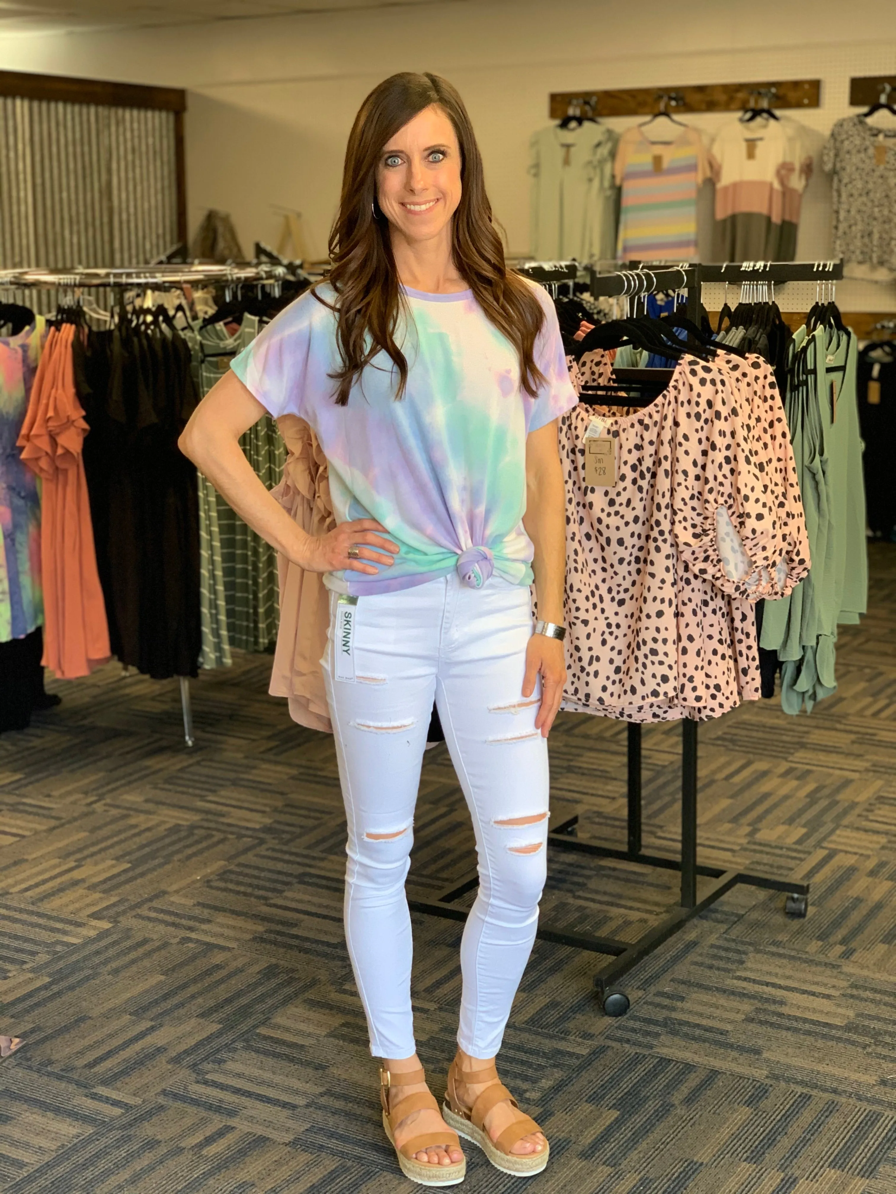 Reid Tie Dye Top-2 Colors Available