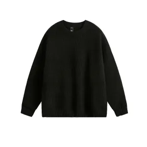 Relaxed Fit Crew Neck Sweater