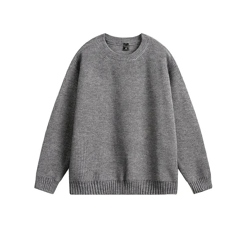 Relaxed Fit Crew Neck Sweater