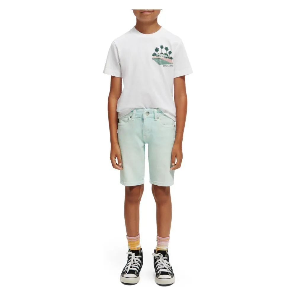 Relaxed-Fit Short-Sleeved Tee - White