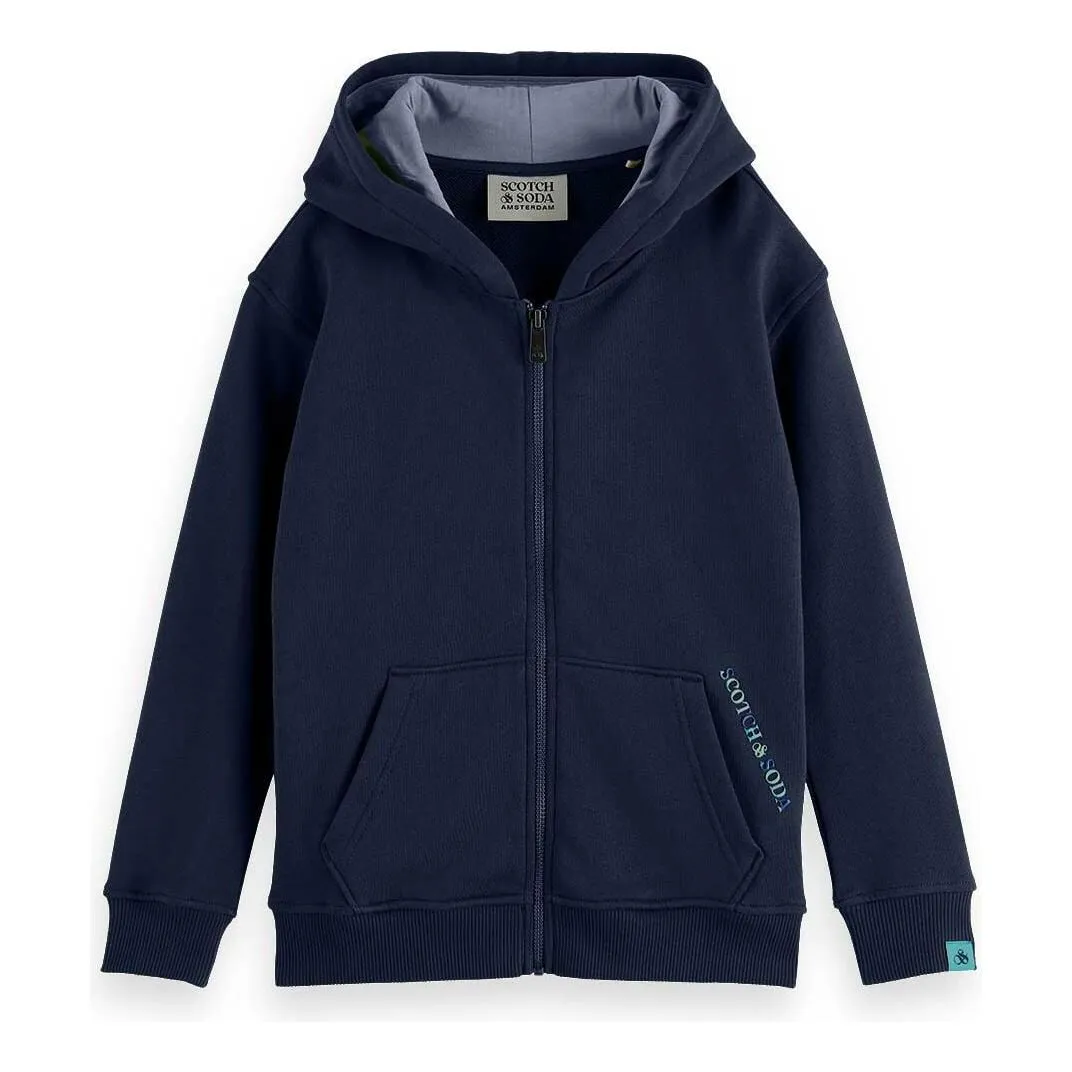 Relaxed Fit Zip-Through Hoodie