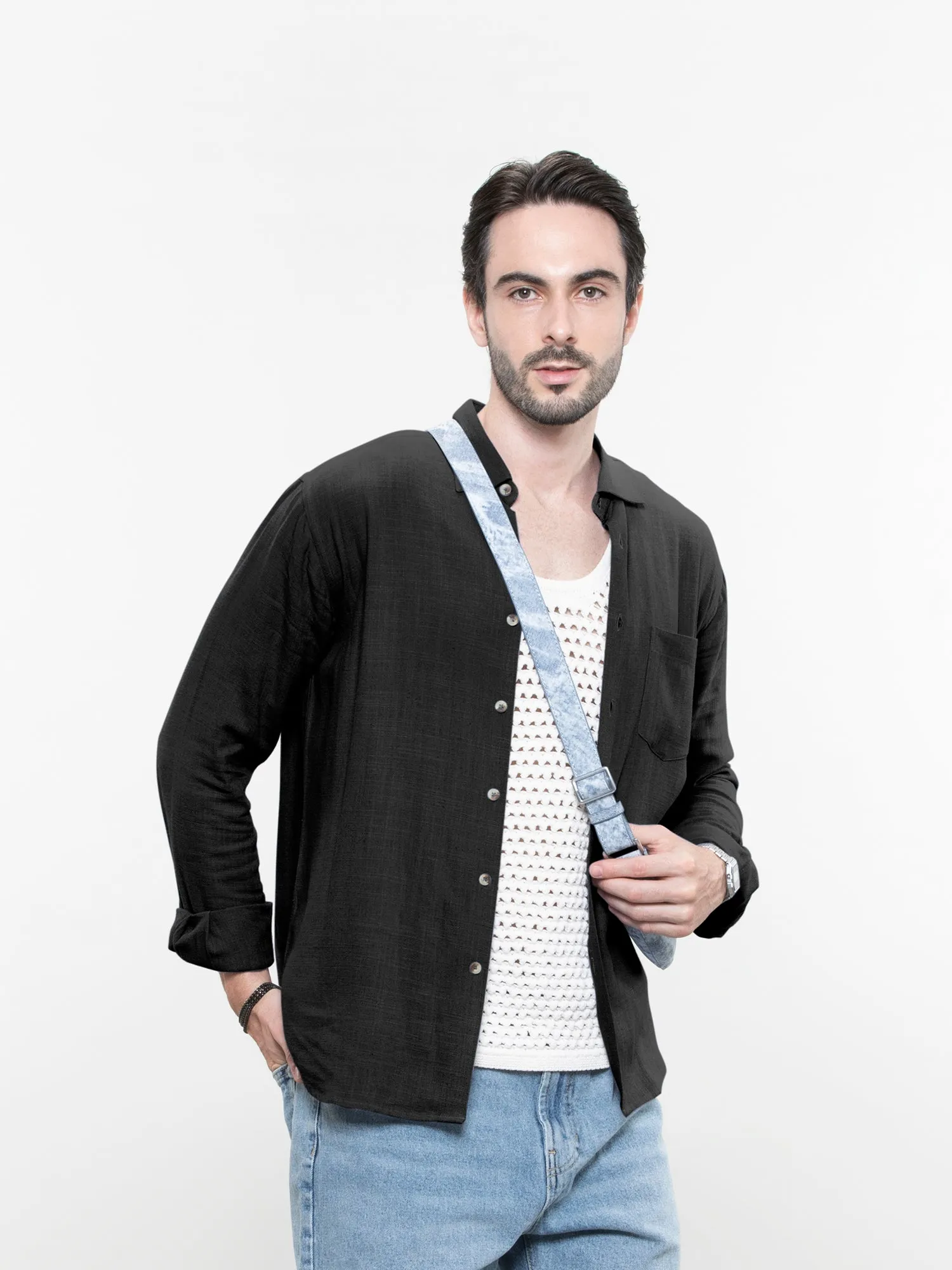 Relaxed linen shirt