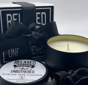 Relaxed, Releasing and Unbothered Luxury Candle