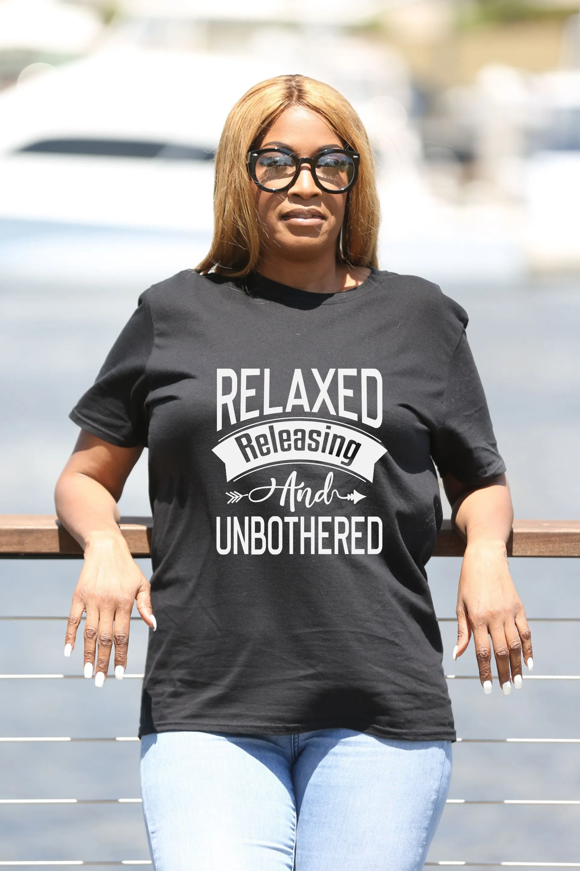Relaxed Releasing and Unbothered Unisex T-Shirt