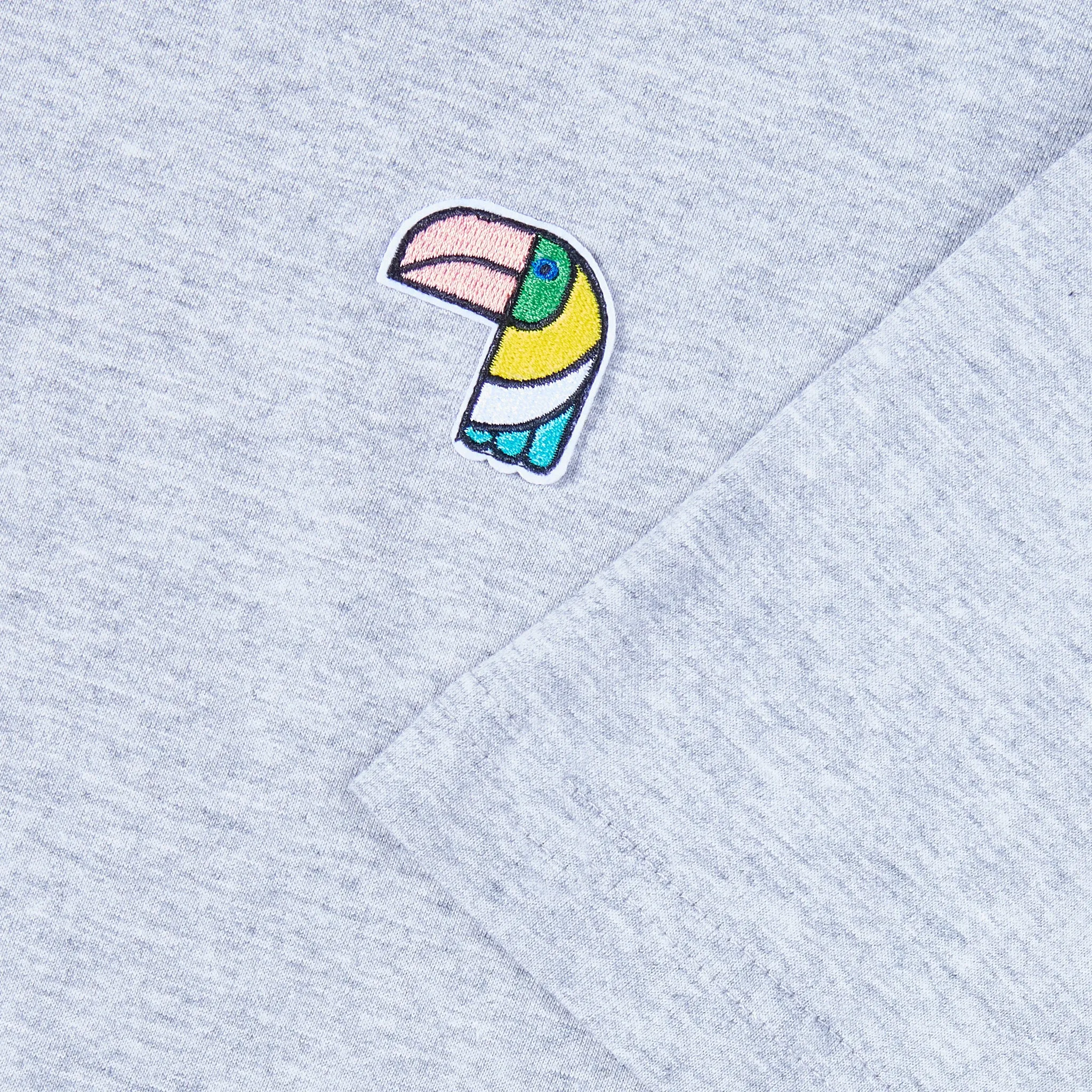Relaxed T-Shirt "Il Tucano" - Heather Grey