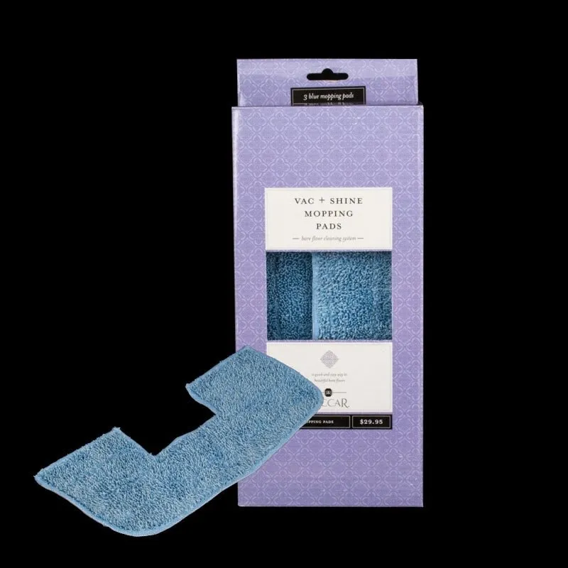 Riccar Prima OEM Vac And Shine Blue Mopping Pad (3 Pack)