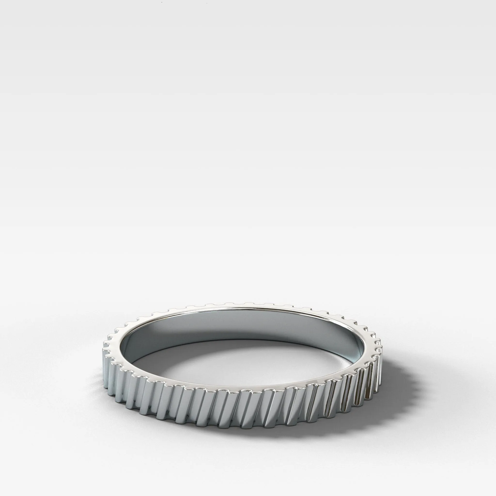 Ridge Wedding Band (2.5mm)