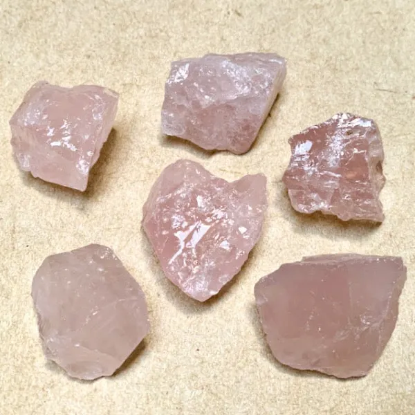Rose Quartz Rough Pieces