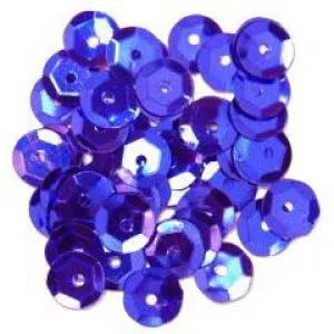 Royal Blue Medium Cup Sequins