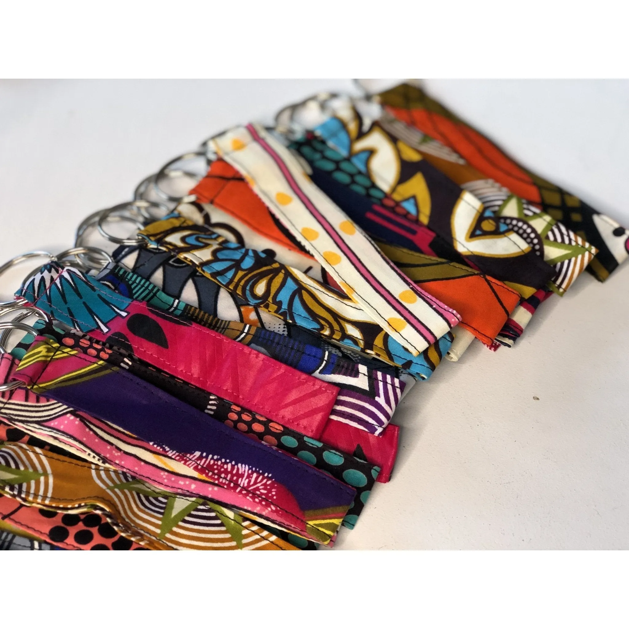 Rwandan Fabric Keychains