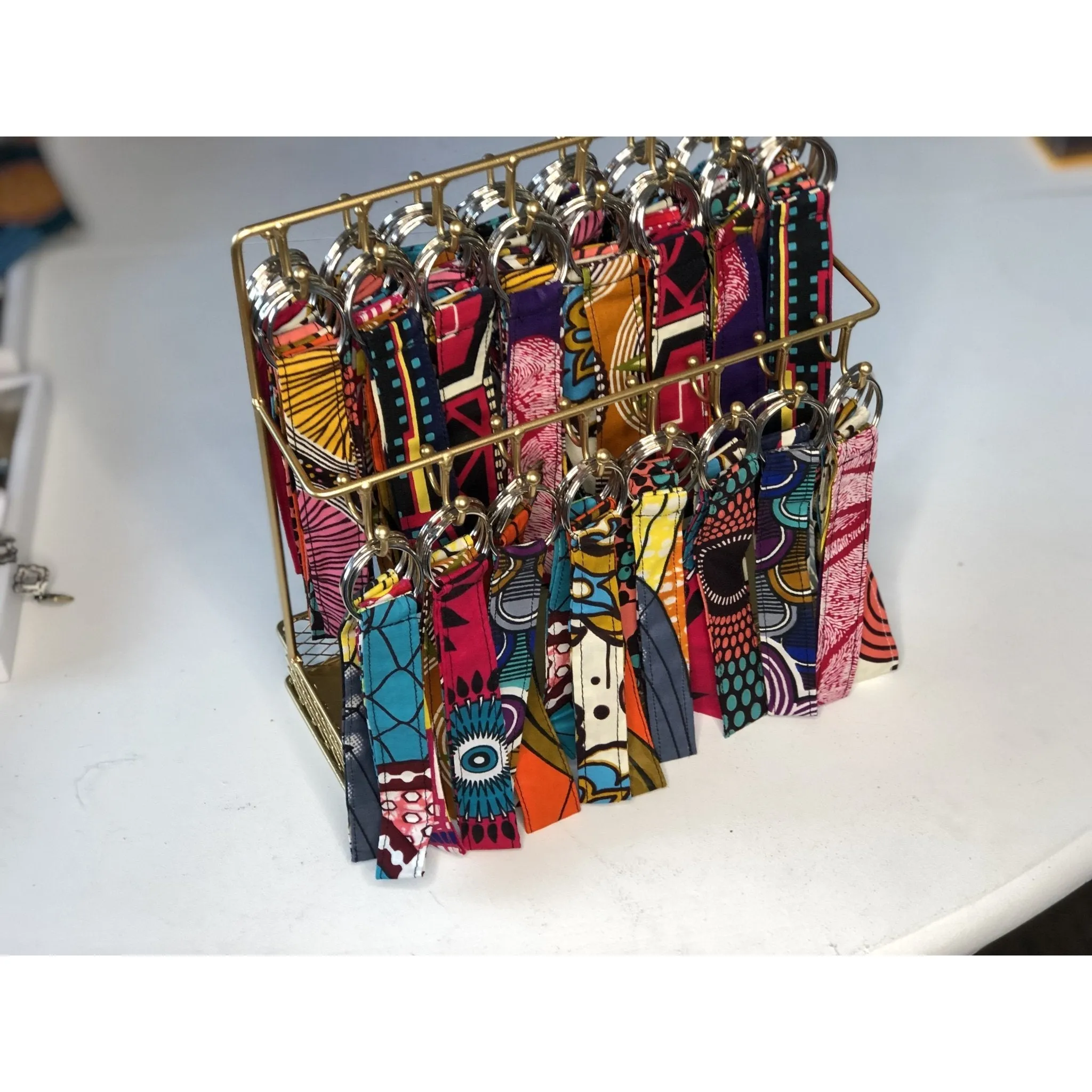 Rwandan Fabric Keychains