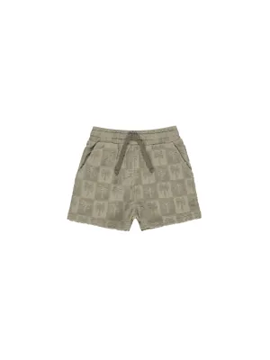 Rylee & Cru - Relaxed Short - Sage Palm Check