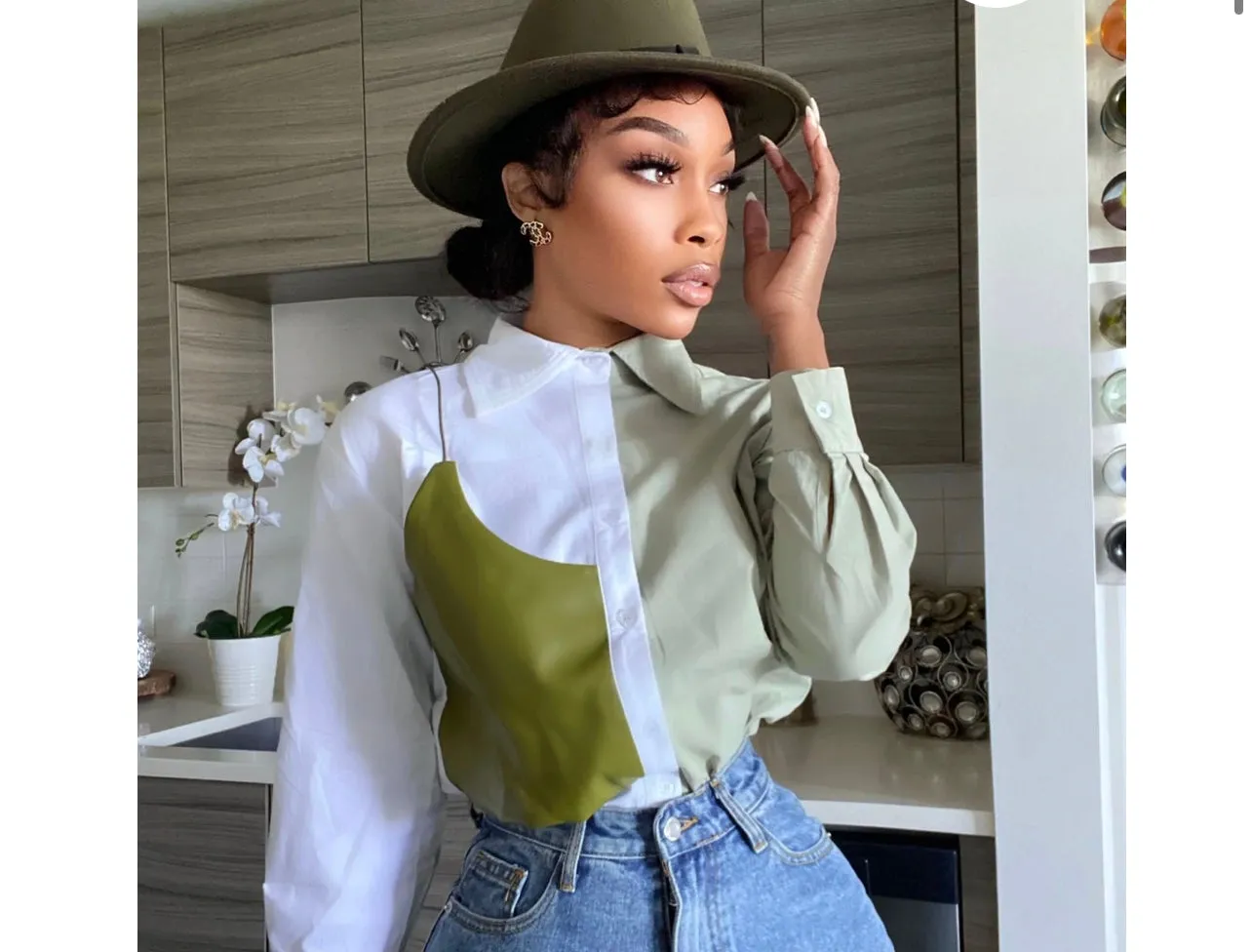 Sage Vegan Top